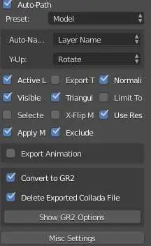 Export settings for Blender 2.79b with LaughingLeader's GR2 Export Plugin (3)
