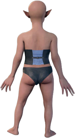 Blue Underwear Gnome Back