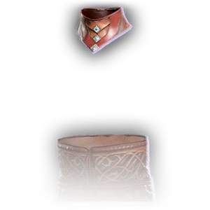 Strapped Choker Leather Ensemble image