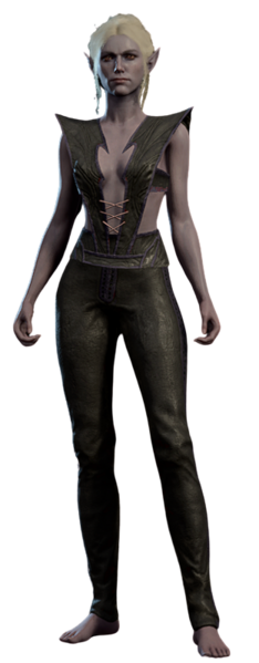 Minthara wearing her camp clothes