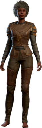 Leather Armour +1 Human Front