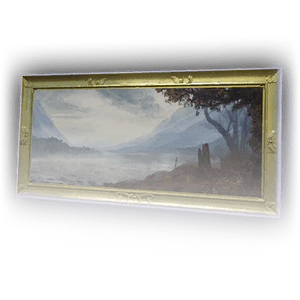 Stump under Autumn Tree image