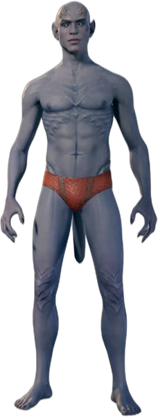 Underwear Tiefling Front