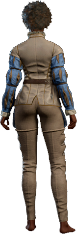 Sweetly Tailored Outfit Human Back