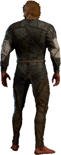 Rustic Dark Outfit High Elf Back