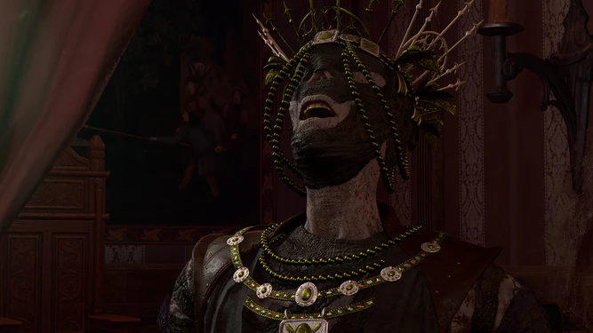 Mystic Carrion, angry at the player