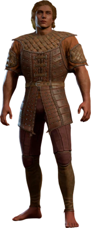 Studded Leather Armour High Elf Front