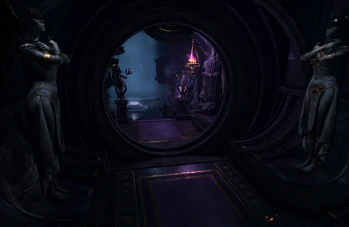 The corridor to the Cloister proper