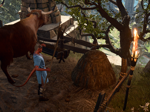 Emerald Grove haystack found by the oxen