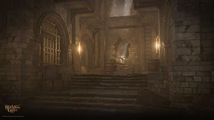 The breach leading into sewers (by Tim Wilmsen)