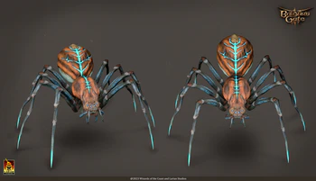 Spider mesh and texture by Tim van Wassenhove