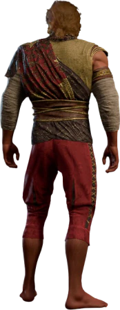 Armour of Uninhibited Kushigo Half-Elf Back