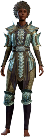 Adamantine Scale Mail Human Front