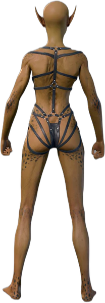 Black Underwear Githyanki Back
