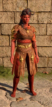 Bloodguzzler Garb worn by Karlach