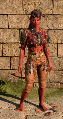 Bonespike Garb worn by Karlach