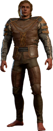 Leather Armour +1 High Elf Front