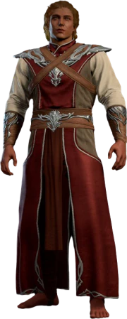 Sorcerer Robe Half-Elf Front