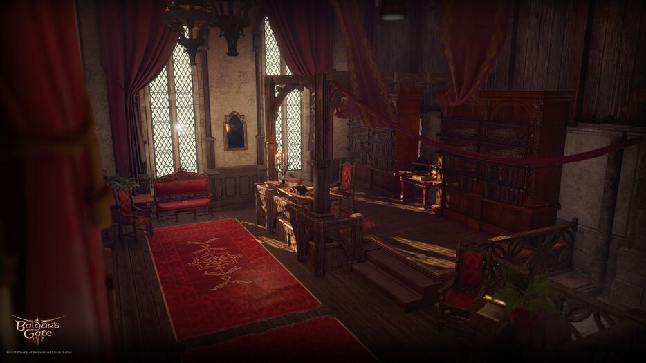 The interior of the House of Grief