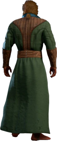 Simple Robe Half-Elf Back