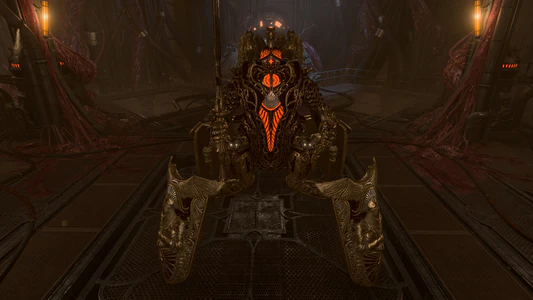 The Hellfire Steel Watcher Titan- a unique form exclusive to Honour mode