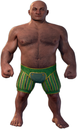 Green Underwear Dwarf Front