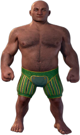 Green Underwear Dwarf Front
