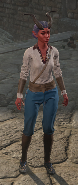 Femme Tiefling appearance