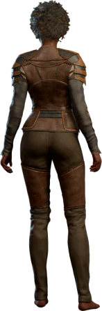 Leather Armour +1 Human Back