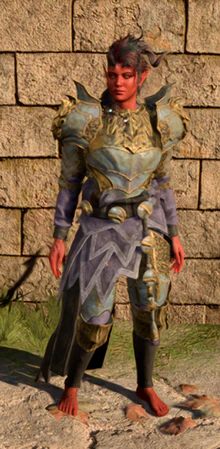 Blackguard's Plate worn by Karlach