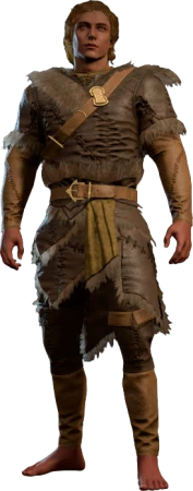 Hide Armour +1 High Elf Front