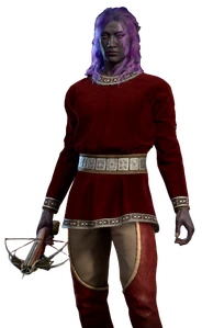 White and Scarlet Dye