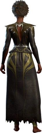 Viconia's Priestess Robe Human Back