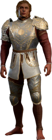 Half Plate Armour +1 High Elf Front