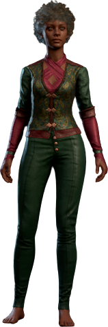 Solemnity Outfit in Green Human Front