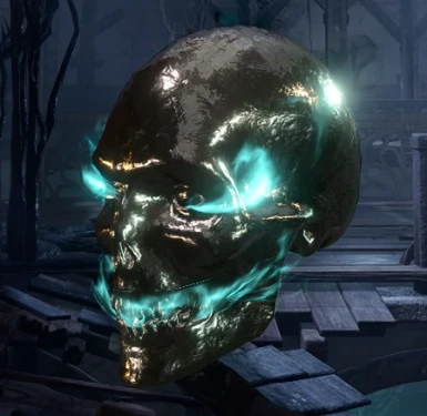 A Goldified Grim Visage
