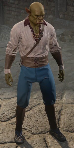 Masc Half-Orc appearance