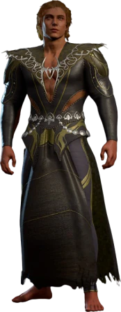 Viconia's Priestess Robe Half-Elf Front