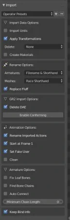 Export settings for Blender 2.79b with LaughingLeader's GR2 Export Plugin (2)