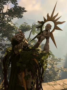 Statue at Rosymorn Monastery