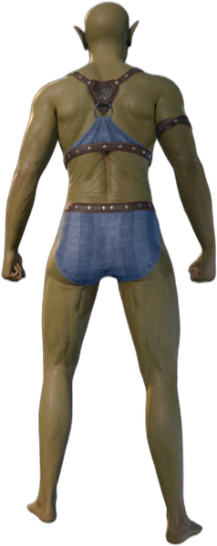 Underwear Half-Orc Back