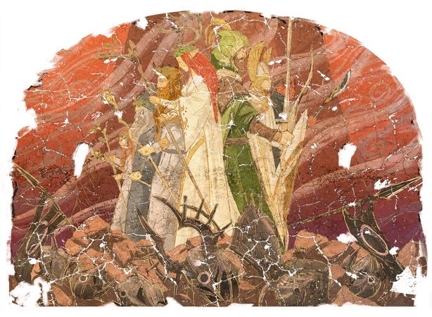 The towers seized, the battle done, The moonrise broke the Darkest One.