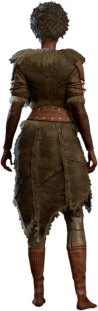 Hide Armour +2 Human Back