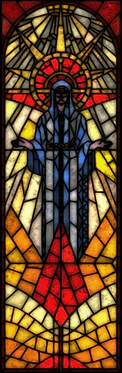 Stained Glass at Rosymorn Monastery