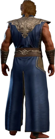 Sorcerer Robe B Half-Elf Back