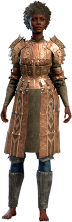 Dwarven Splintmail Human Front