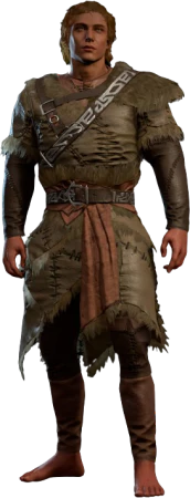 Hide Armour +2 High Elf Front