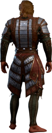 Splint Armour +1 High Elf Back