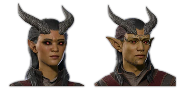 Zariel Tiefling Default Portrait