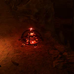 Armed mine (the target is close)